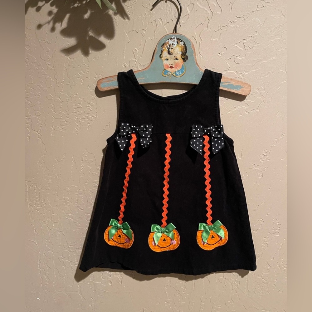 Halloween Pumpkin toddler baby dress